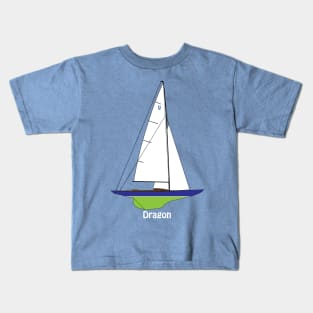 Dragon Class Sailboat Kids T-Shirt